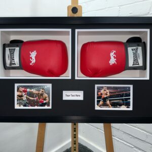 Boxing Glove Display Case 3D 2x 6” x 4” Landscape Double Frame