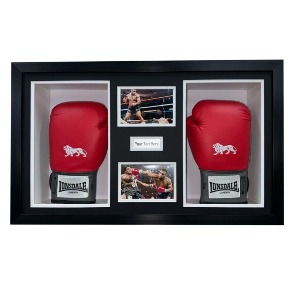 Boxing Glove Display Case 3D Box Frame 10x8 Landscape